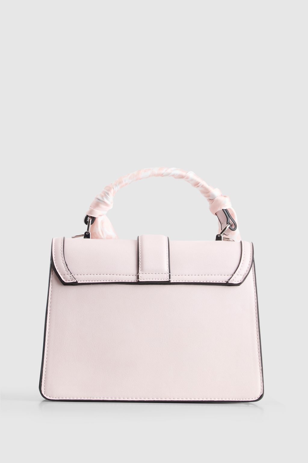 Scarf Top Handle Bag