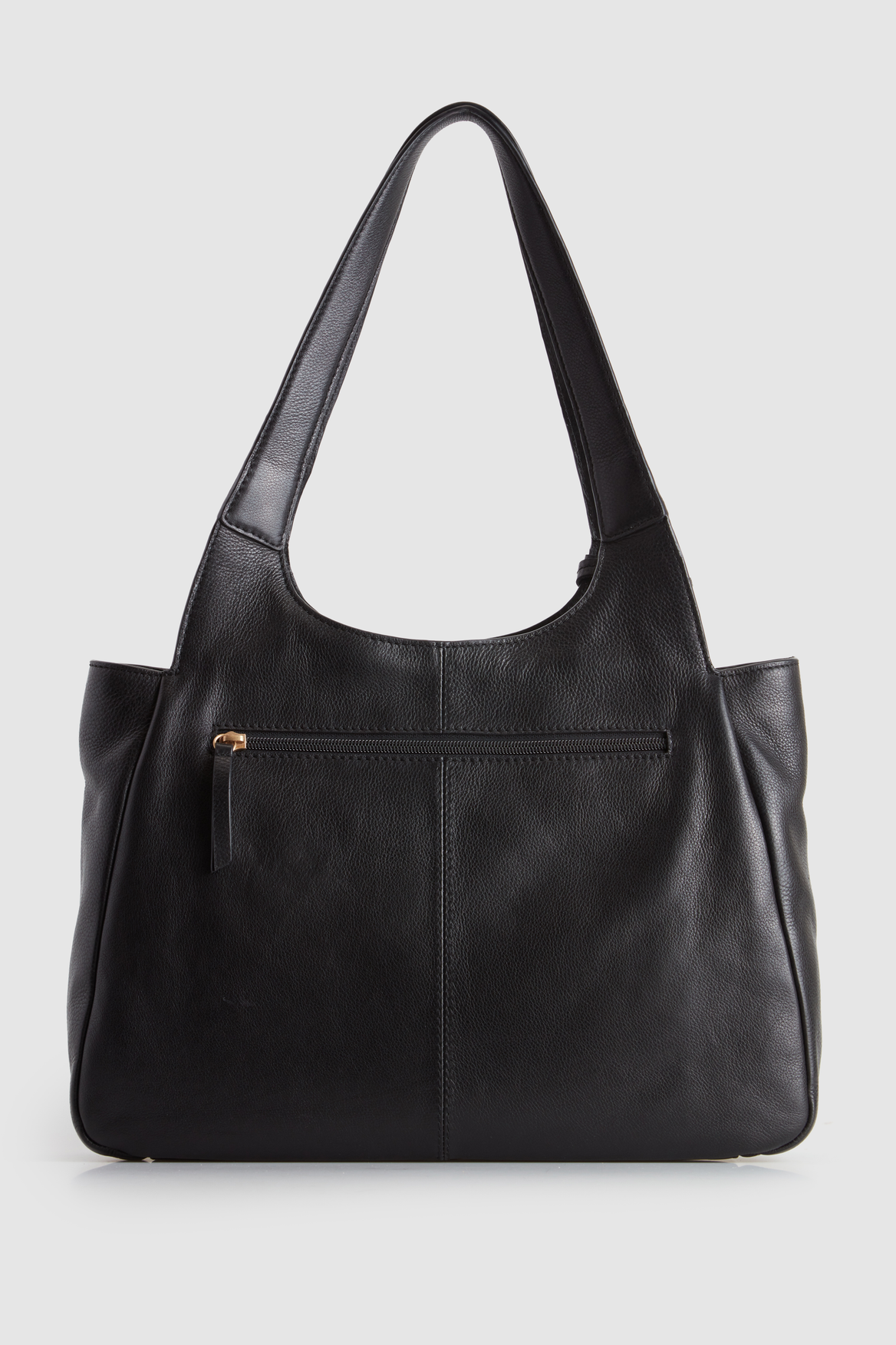 Clara Leather Charm Tote Bag