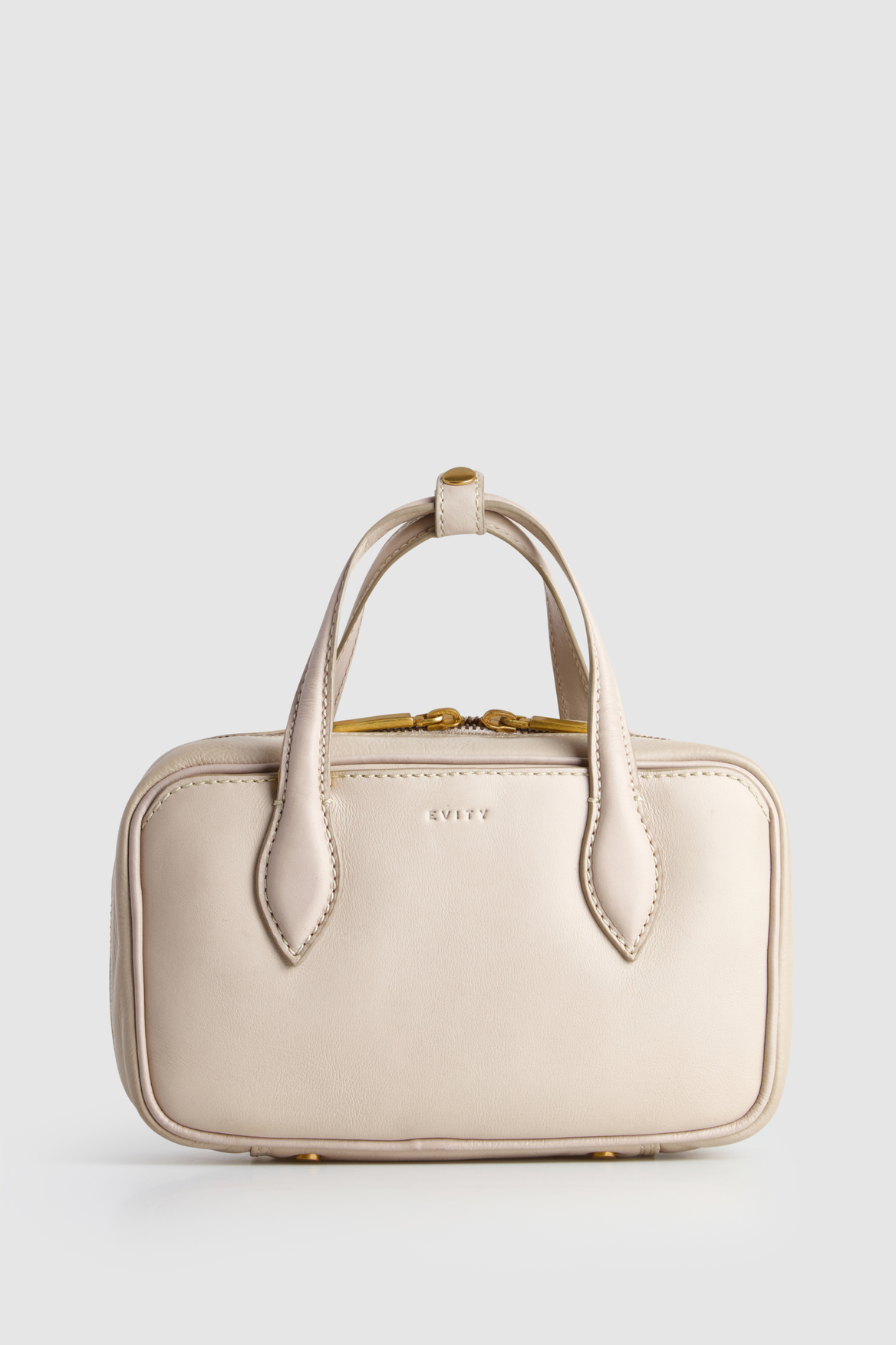 Lucia Leather Bowling Bag