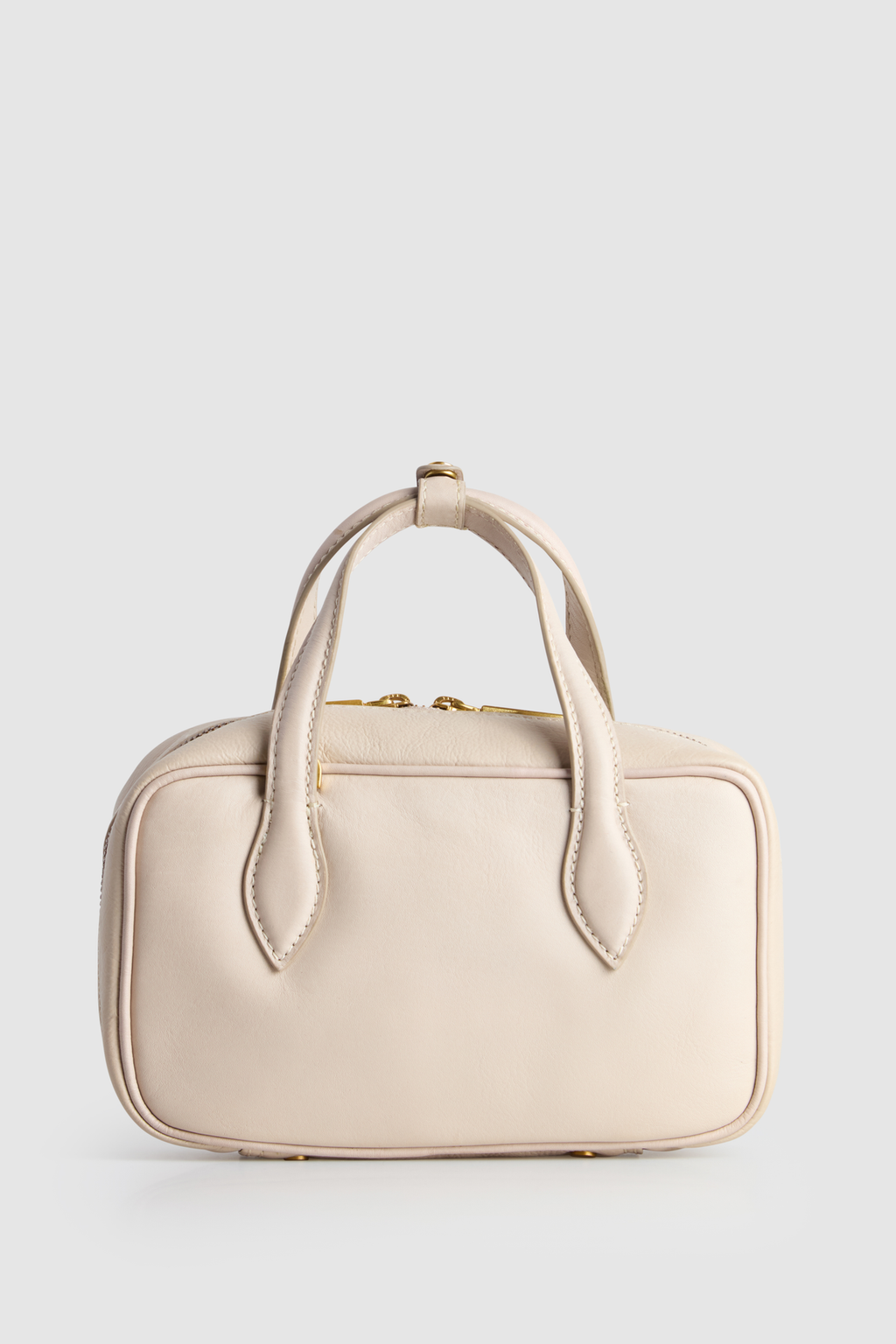 Lucia Leather Bowling Bag