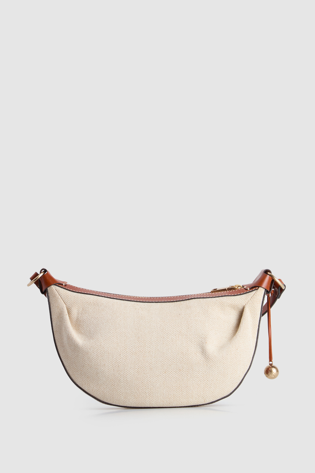 Alana Leather Canvas Crossbody Bag