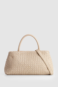 Margo Leather Weave Shopper Bag