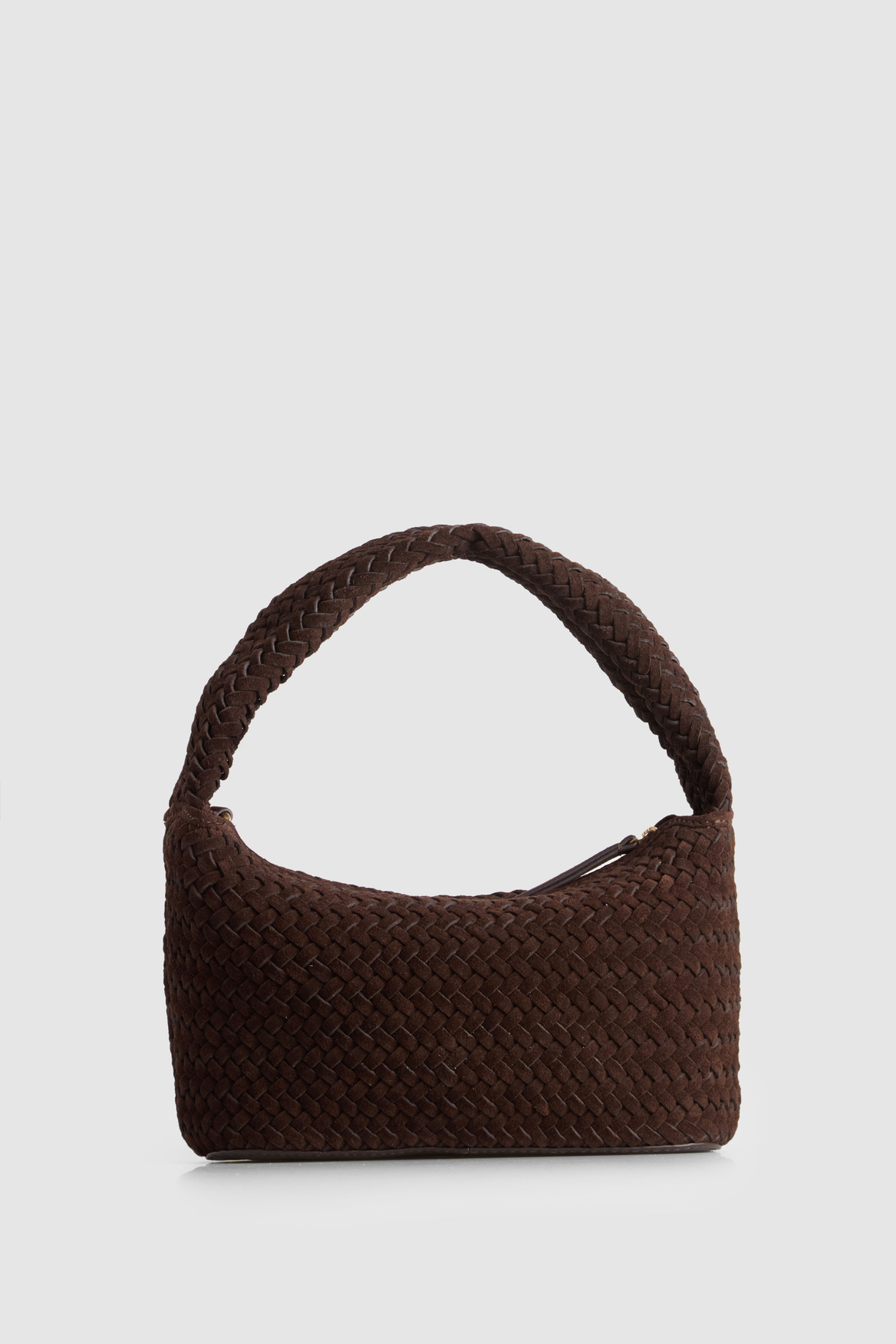 Nina Leather Weave Shoulder Bag