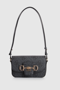 Janie Logo Flap Shoulder Bag