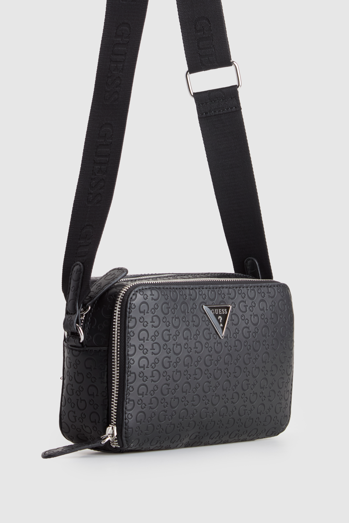 Viviette Double Zip Crossbody Bag