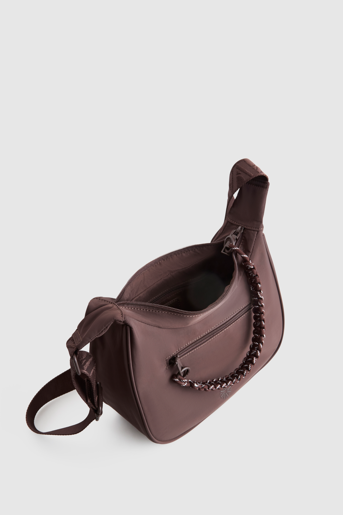 Gia Curve Nylon Crossbody Bag