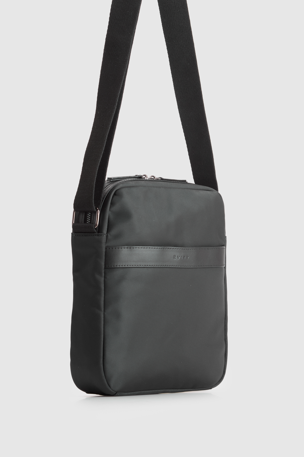 Finn Nylon/Leather Trim NS Satchel