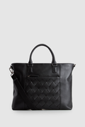 Dominic Leather Weave Tote Bag