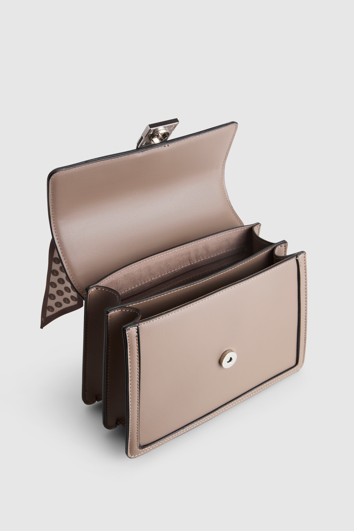 Scarf Top Handle Bag