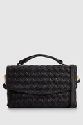 Nieve Leather Flap Crossbody Bag