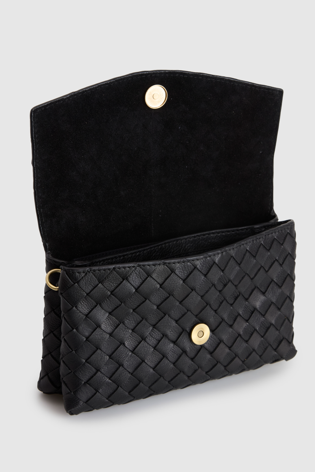 Nieve Leather Flap Crossbody Bag