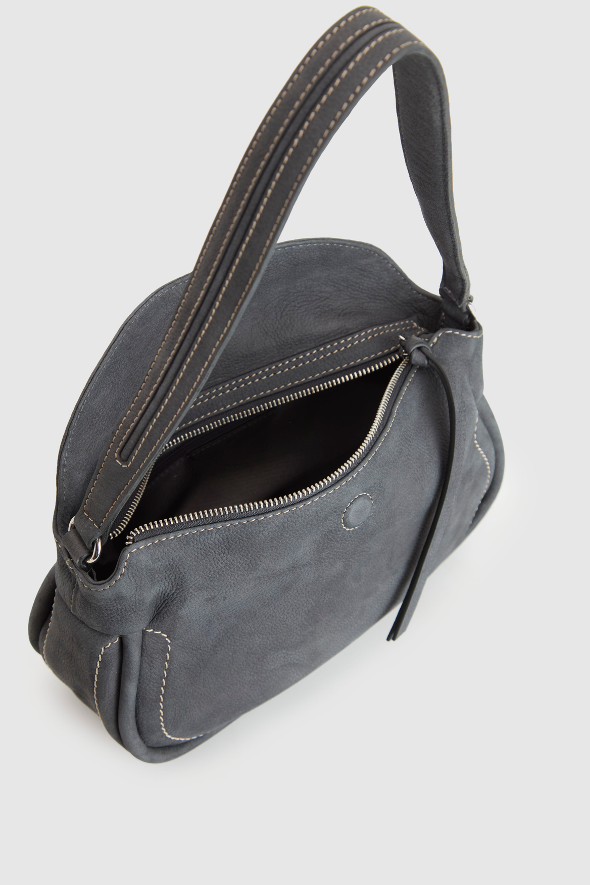 Narda Nubuck Leather Shoulder Bag