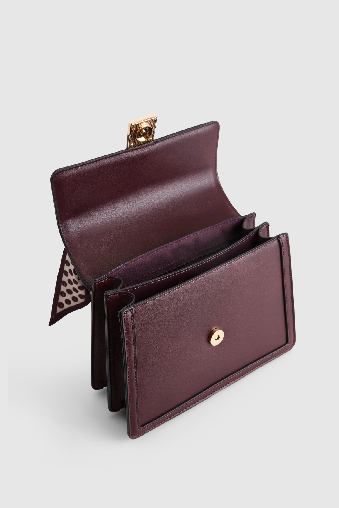Scarf Top Handle Bag