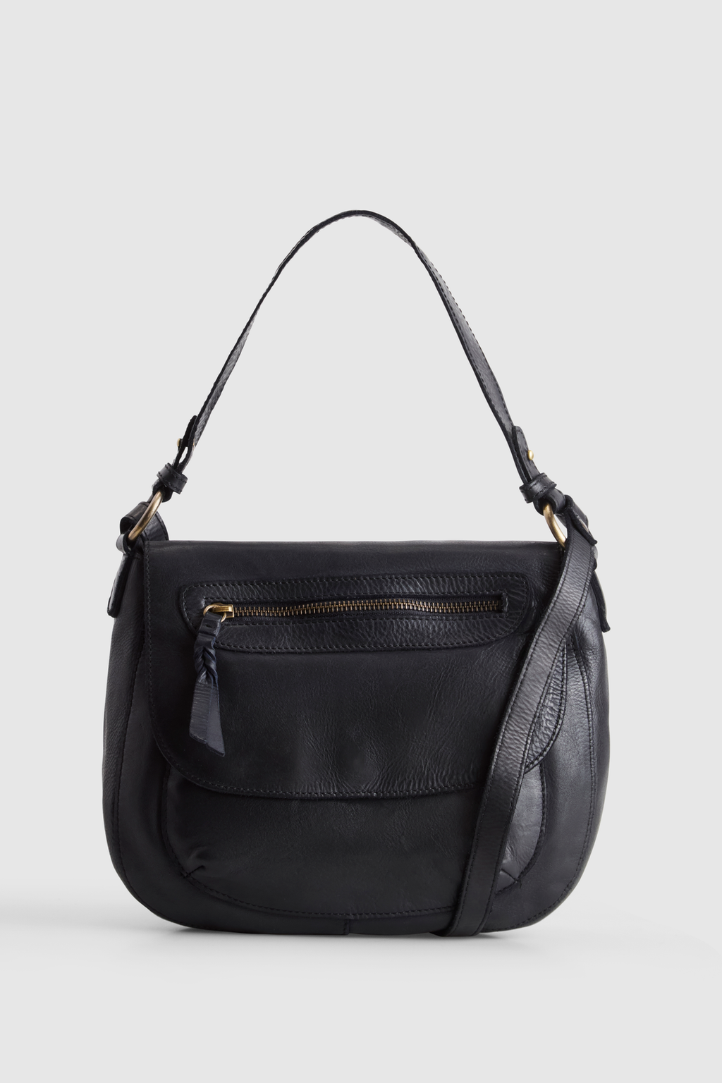 Carrie Leather Shoulder Bag