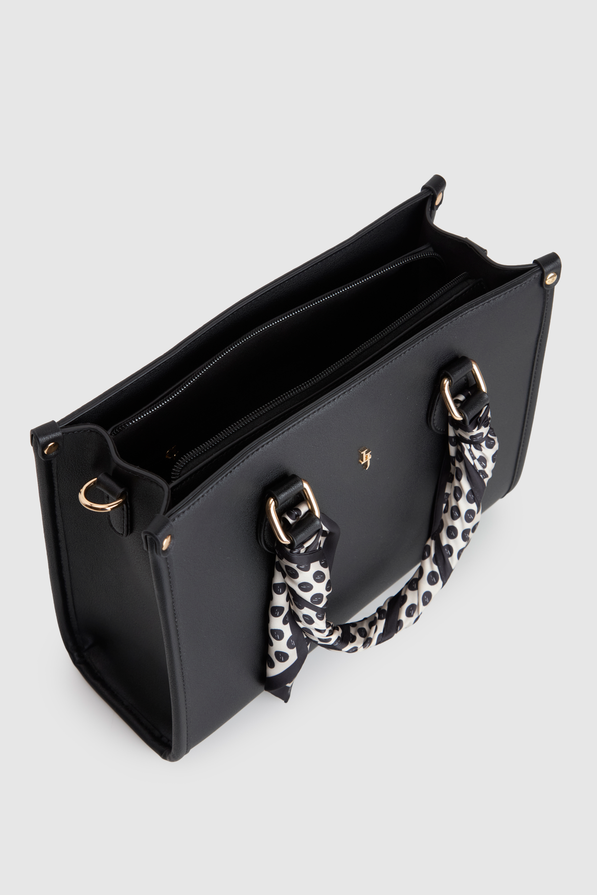 Small Tote Bag With Scarf