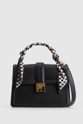 Scarf Top Handle Bag