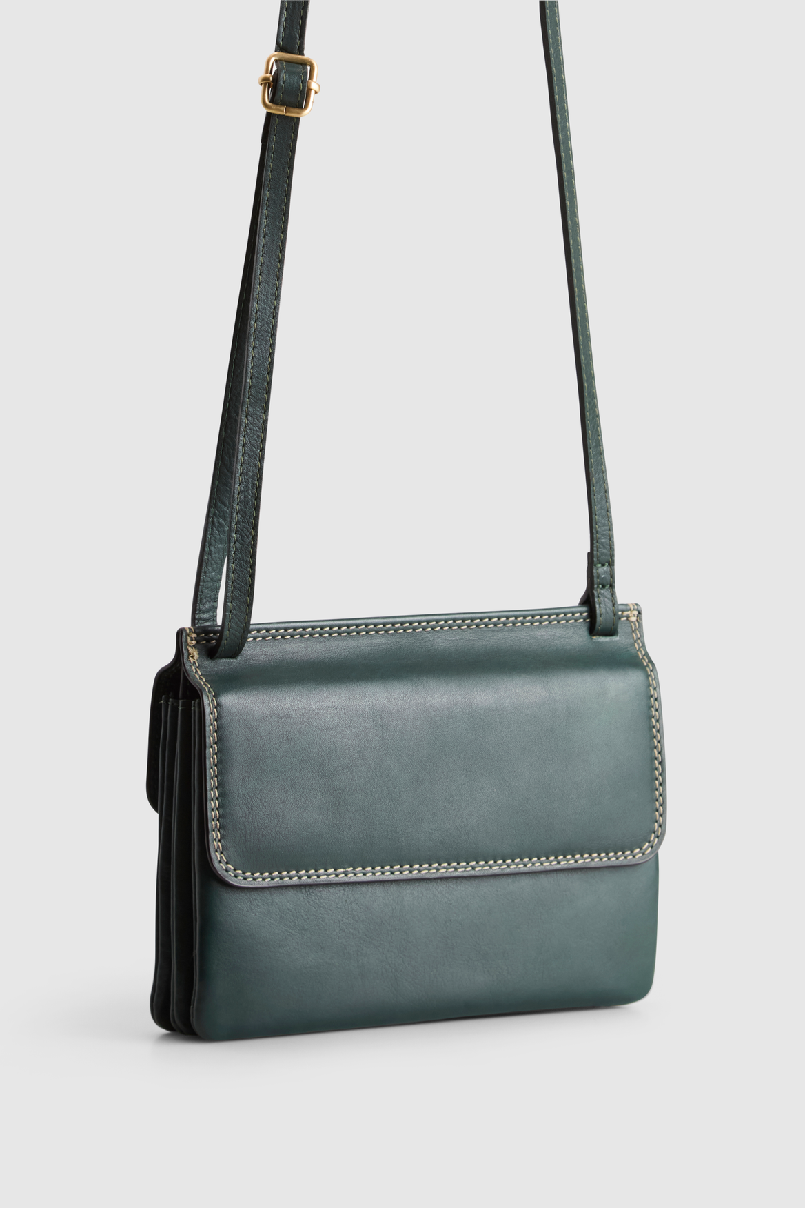 RFID Maya Leather Small Crossbody
