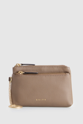 Daisy Leather Coin Purse