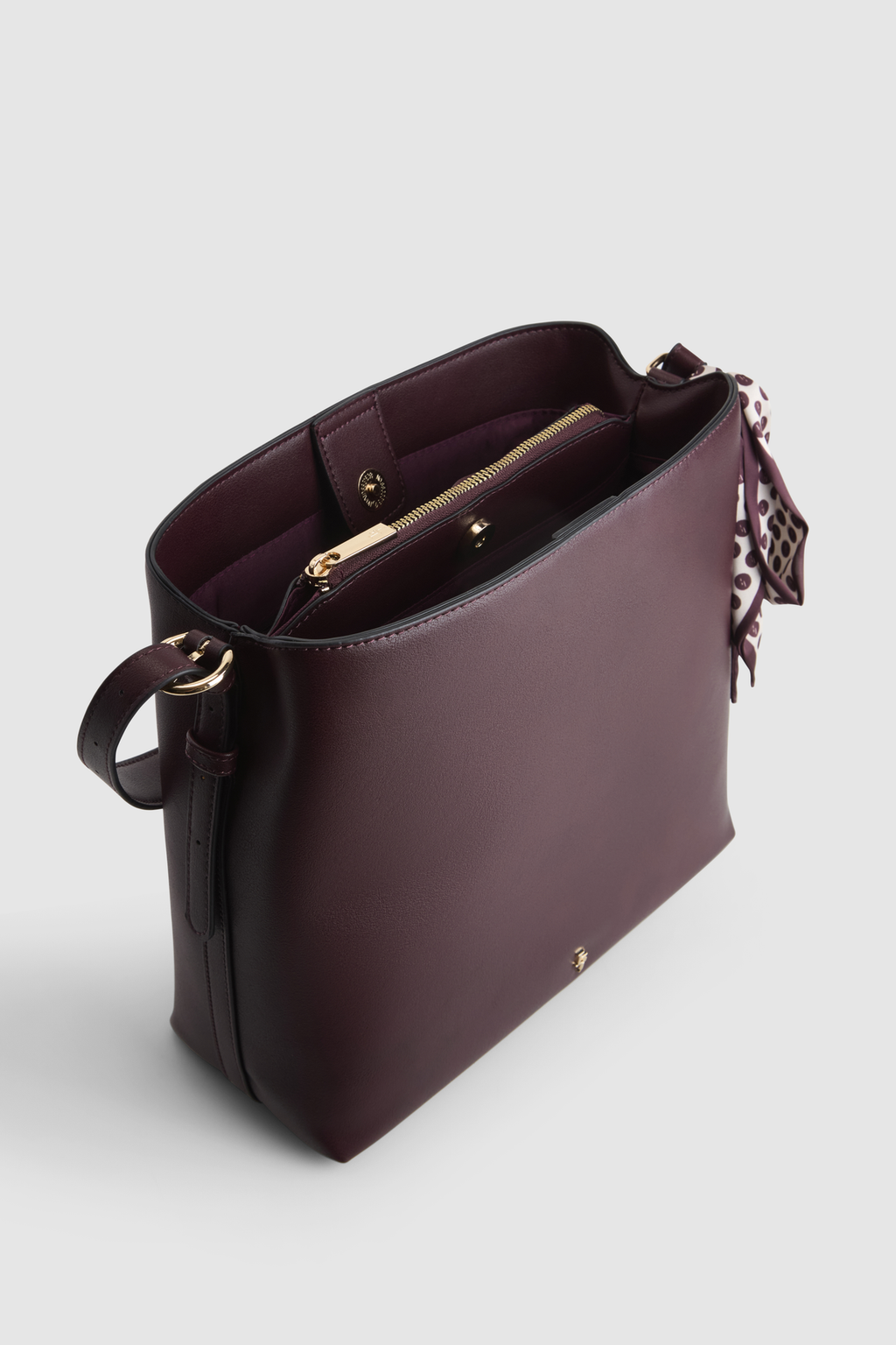 Scarf Hobo Tote Bag