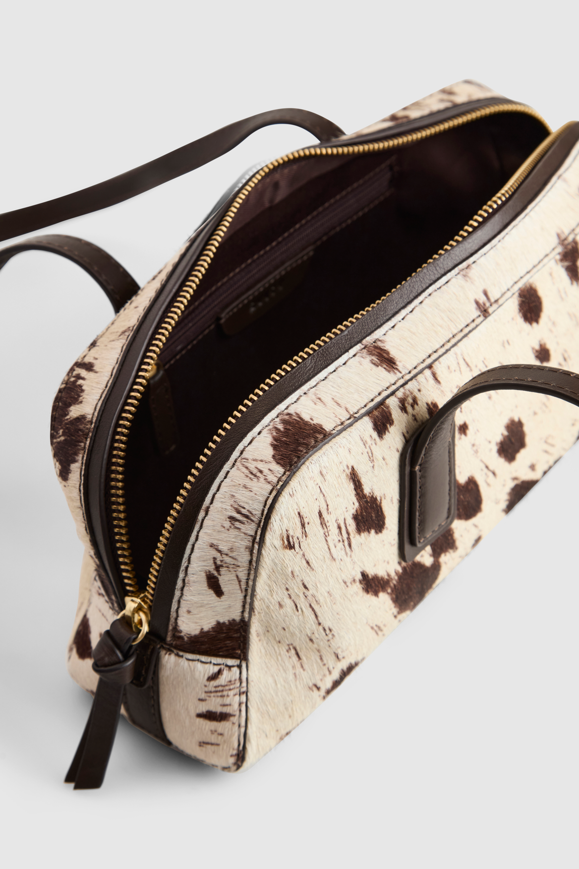 Anais Leather Bowling Bag