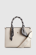 Small Tote Bag With Scarf