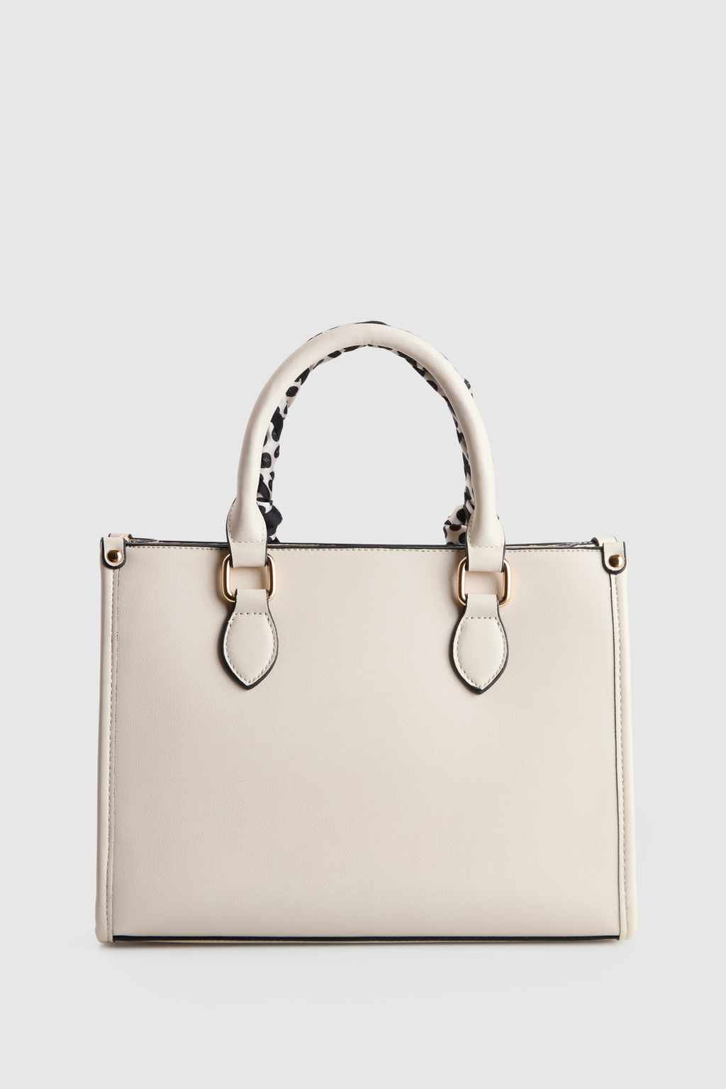 Small Tote Bag With Scarf