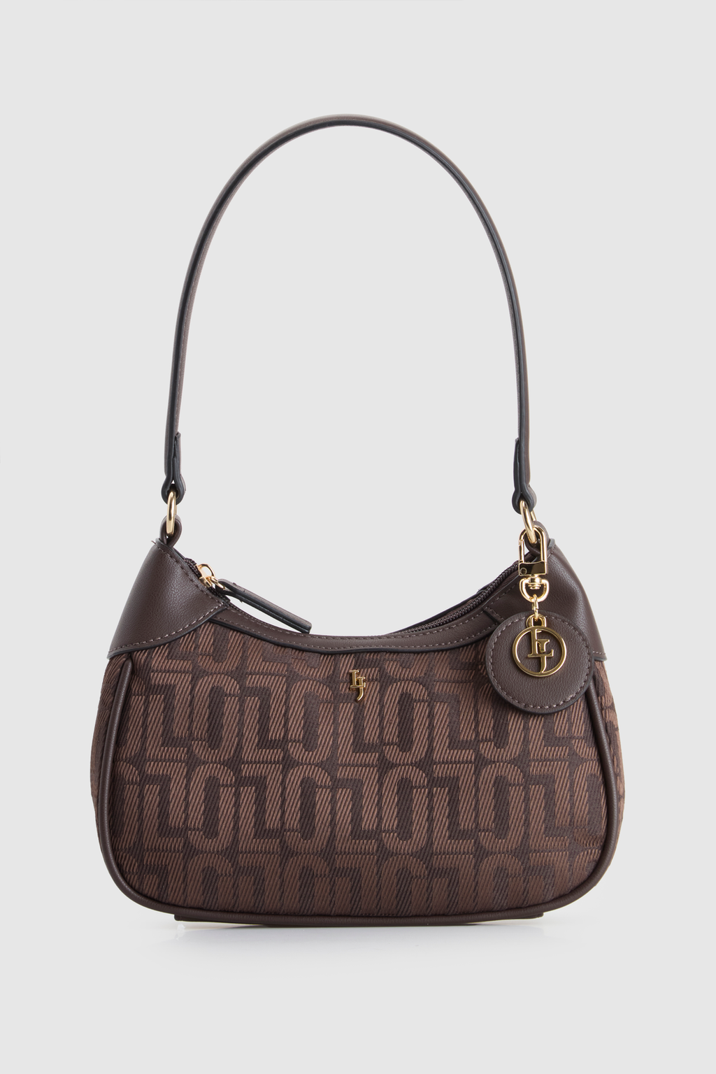 Logo Jacquard Shoulder Bag