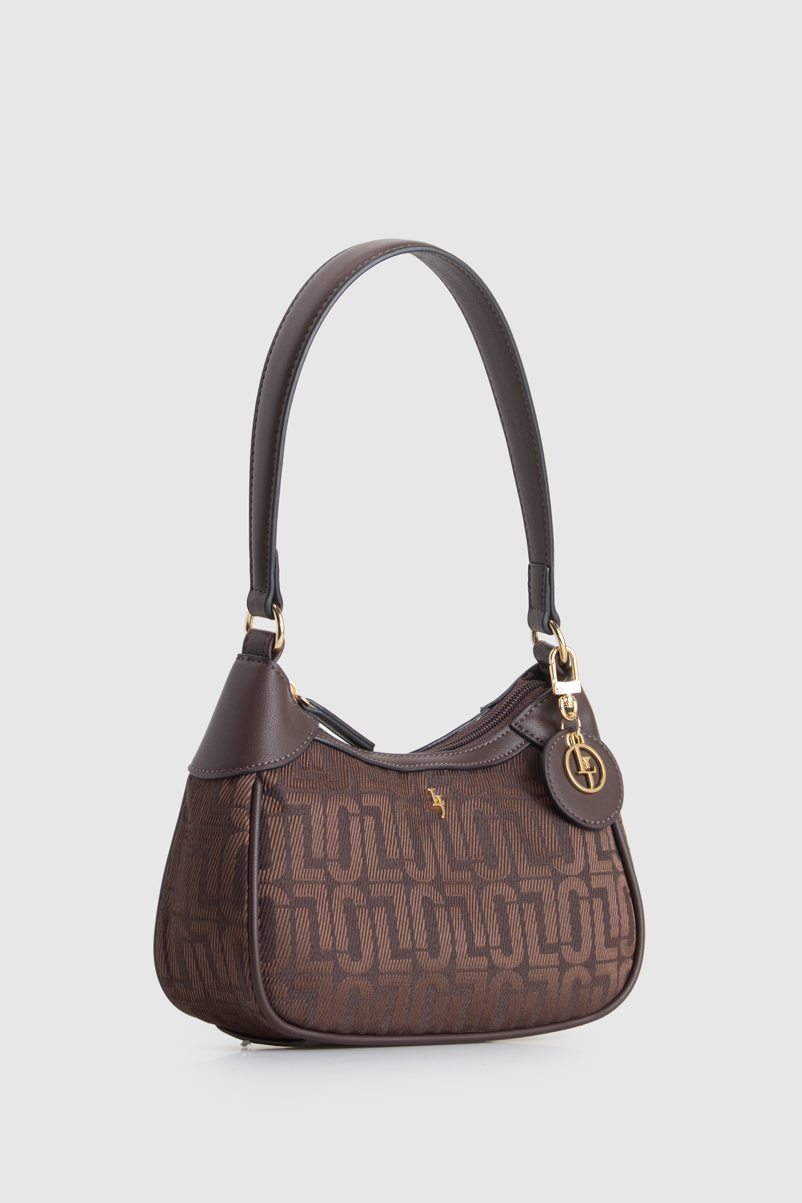Logo Jacquard Shoulder Bag