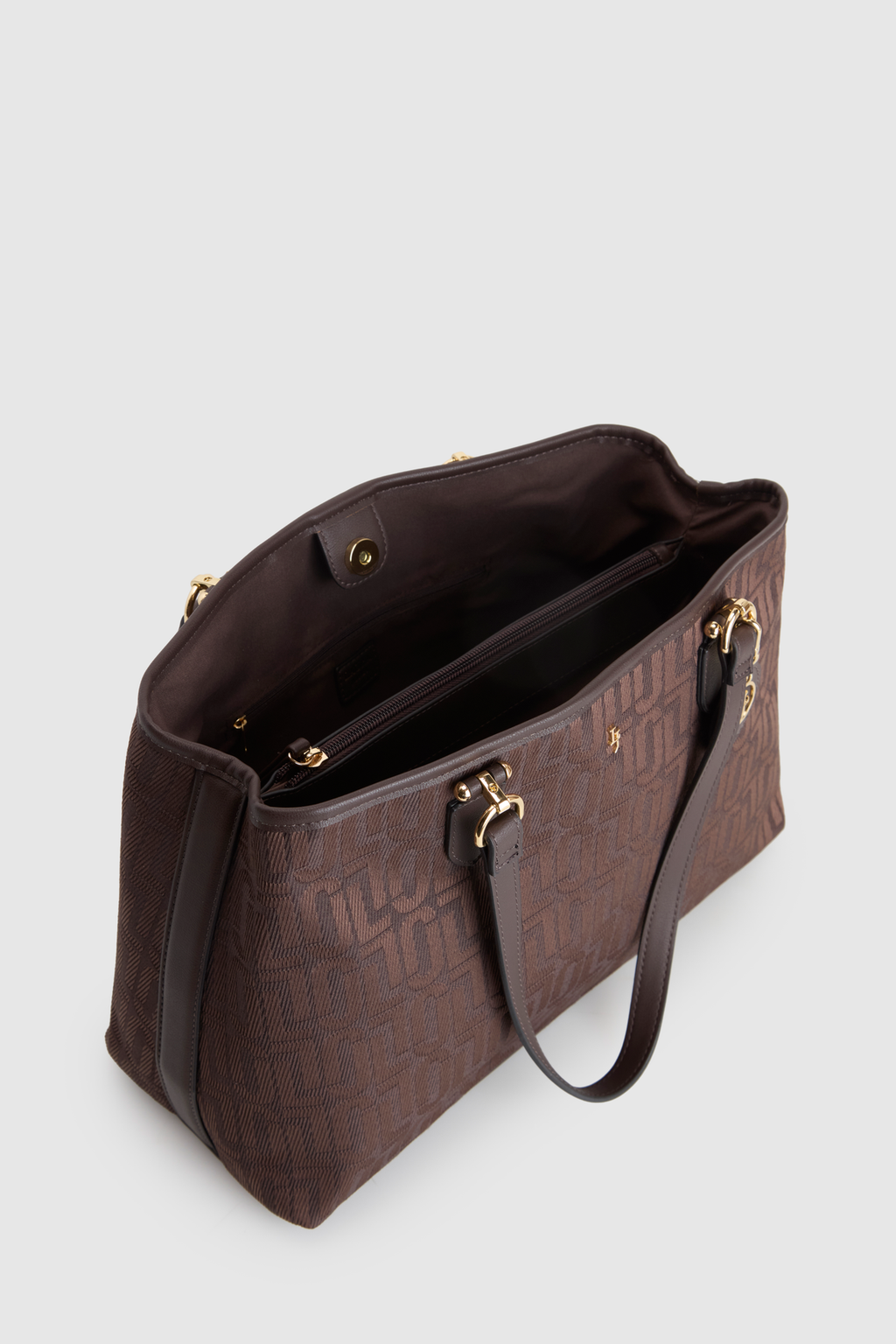 Logo Jacquard Tote Bag