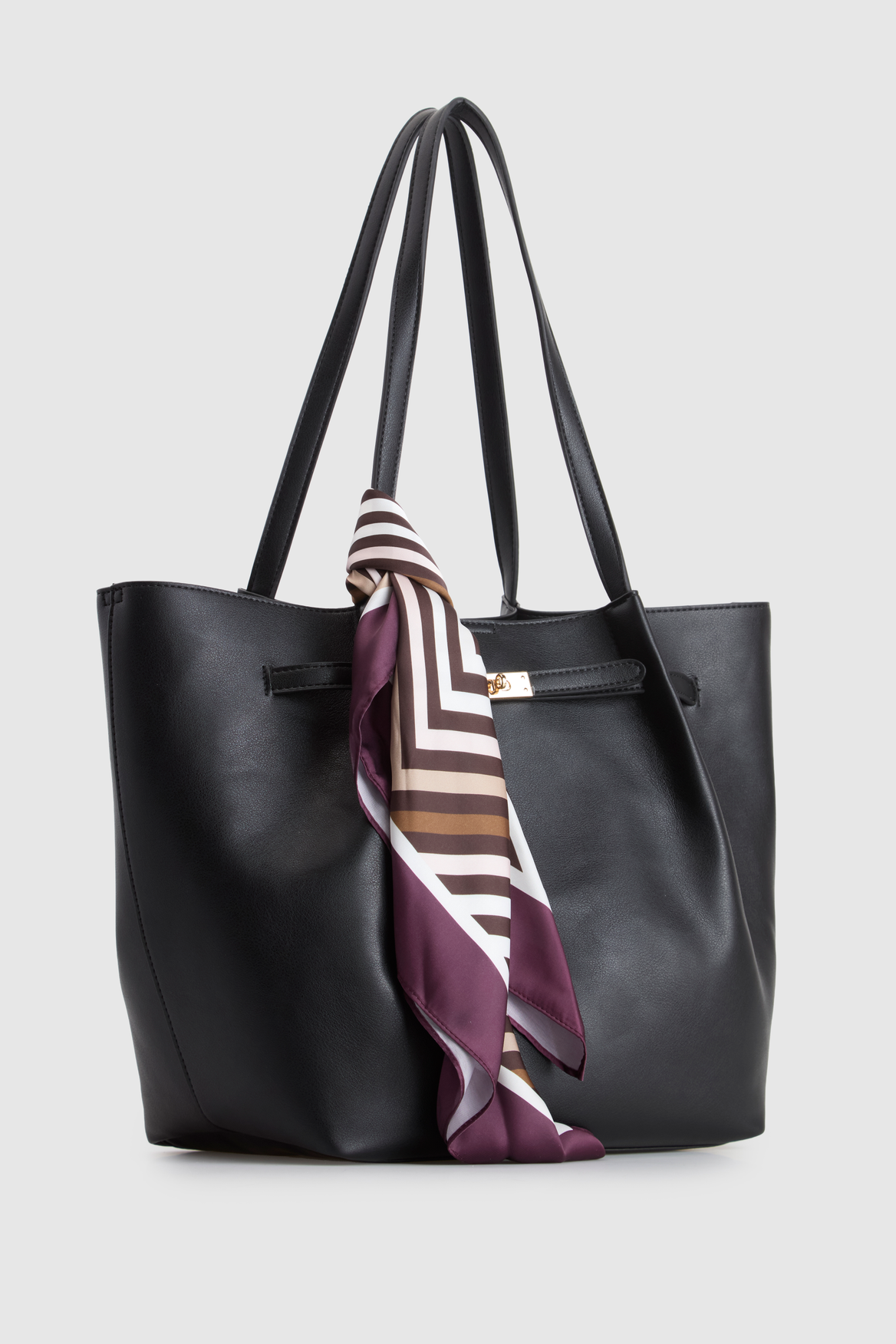Lottie Belted Scarf Tote Bag