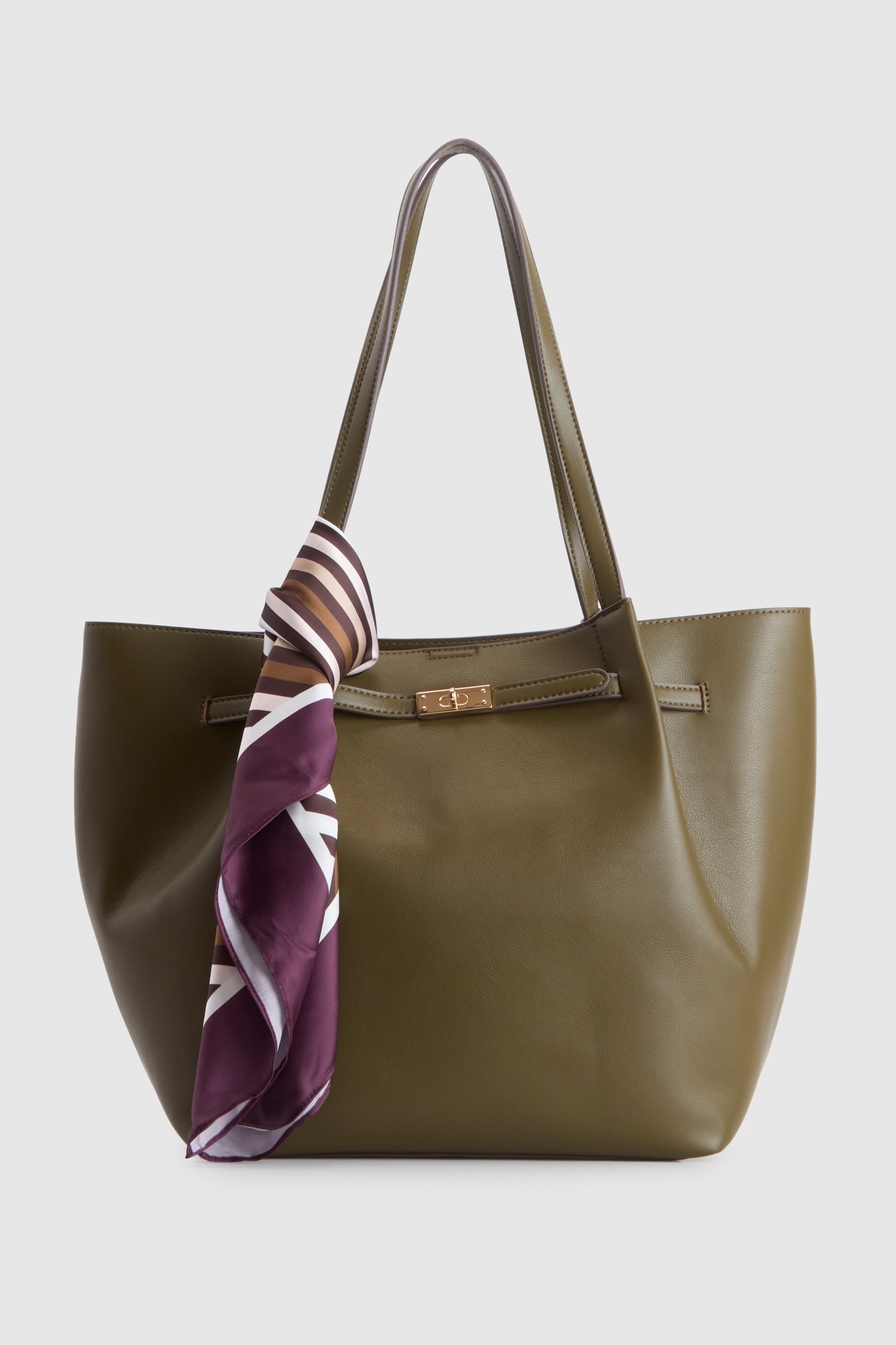 Lottie Belted Scarf Tote Bag