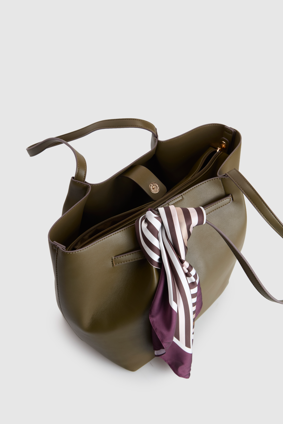 Lottie Belted Scarf Tote Bag