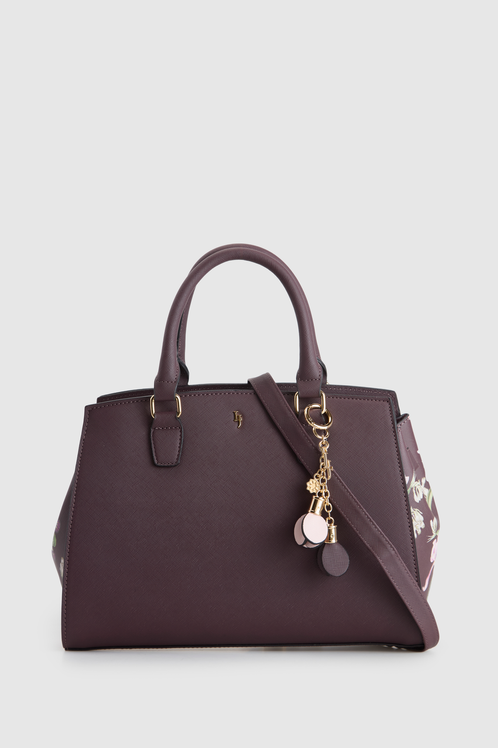 Iris Floral Tote Bag