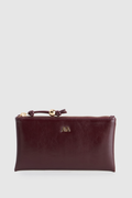 High Shine Zip Pouch Wallet