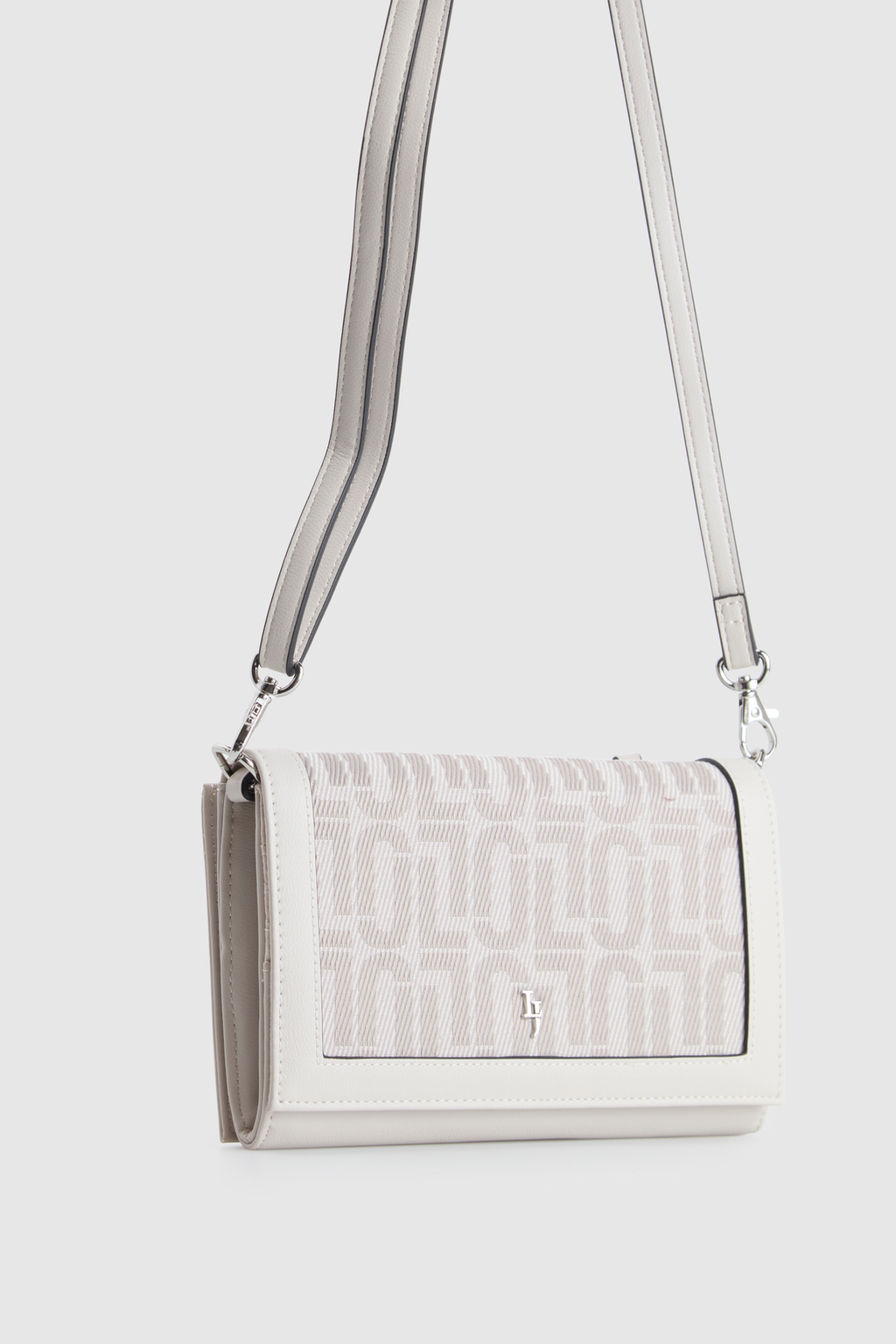 Jacquard Flap Crossbody Bag