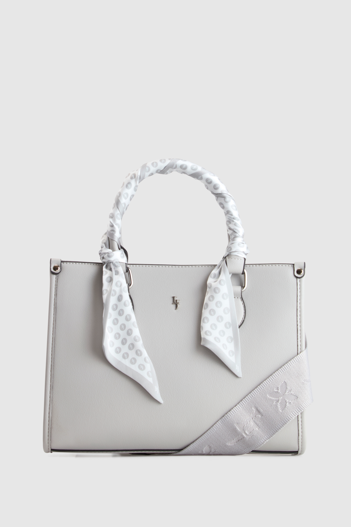 Small Tote Bag With Scarf