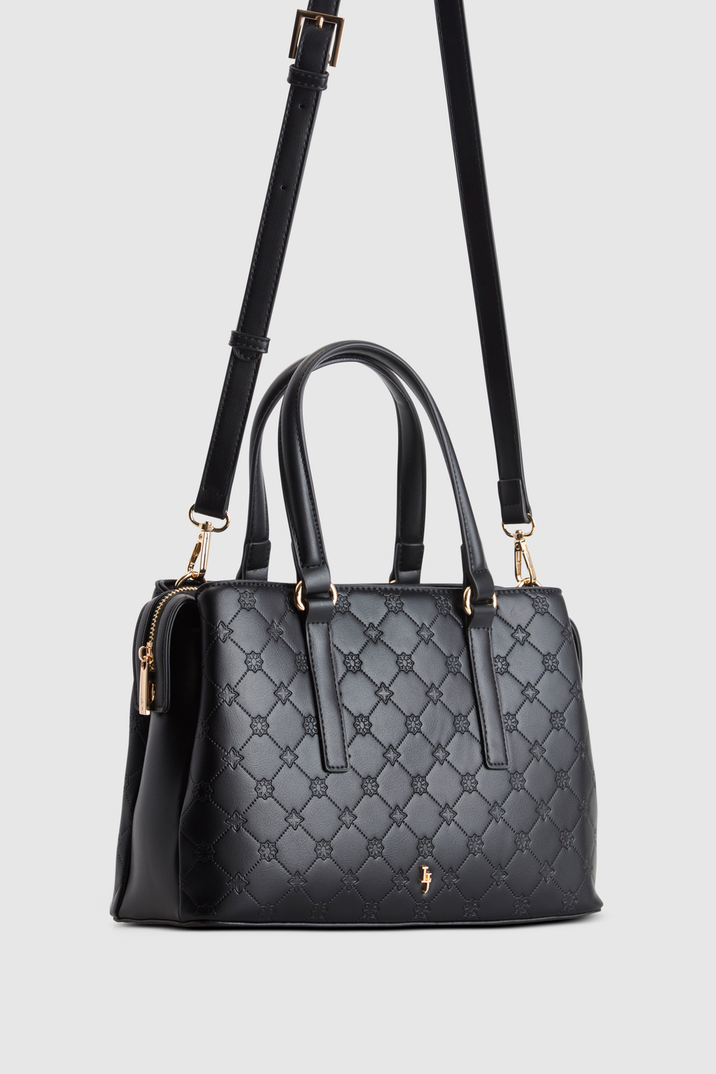 Logo Embossed Tote Bag