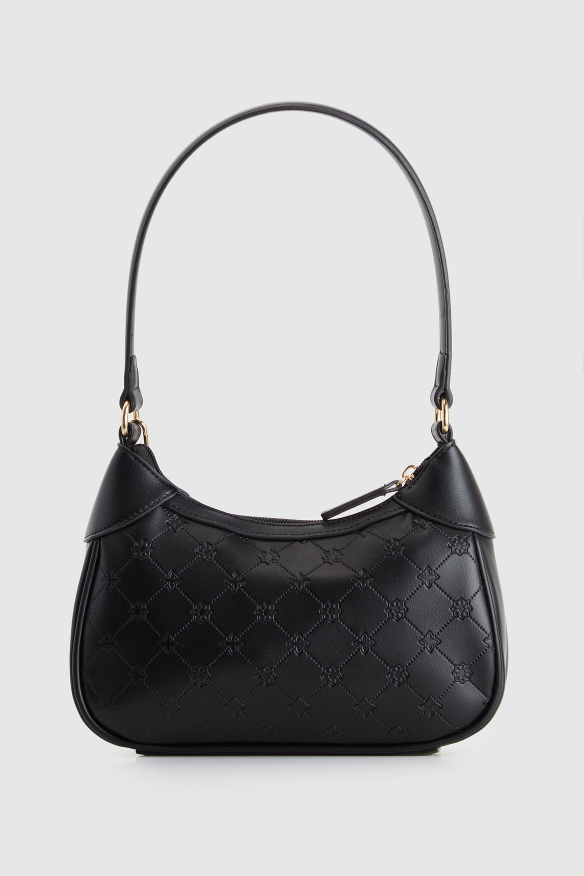 Logo Embossed Shoulder Bag