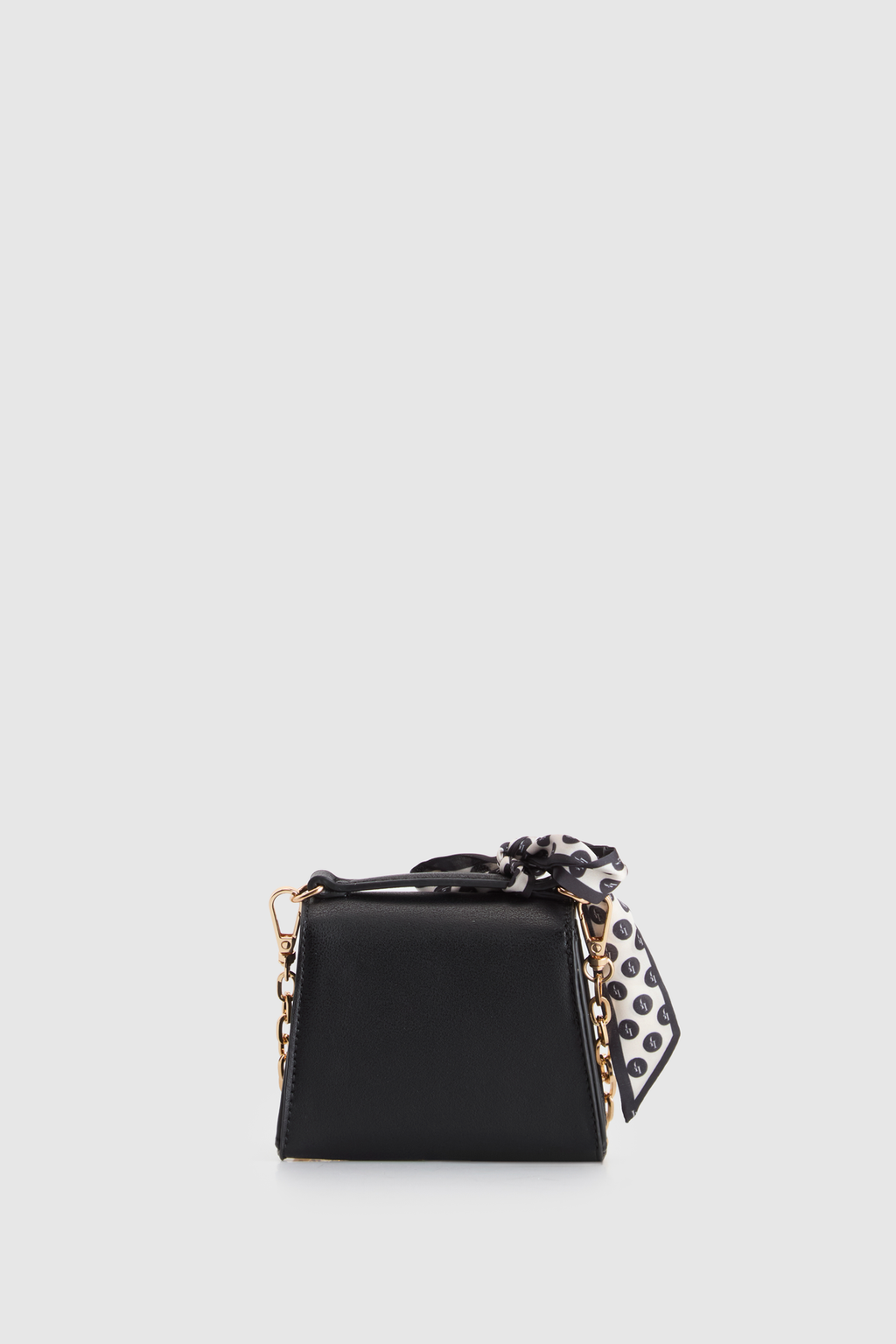 Micro Scarf Top Handle Bag