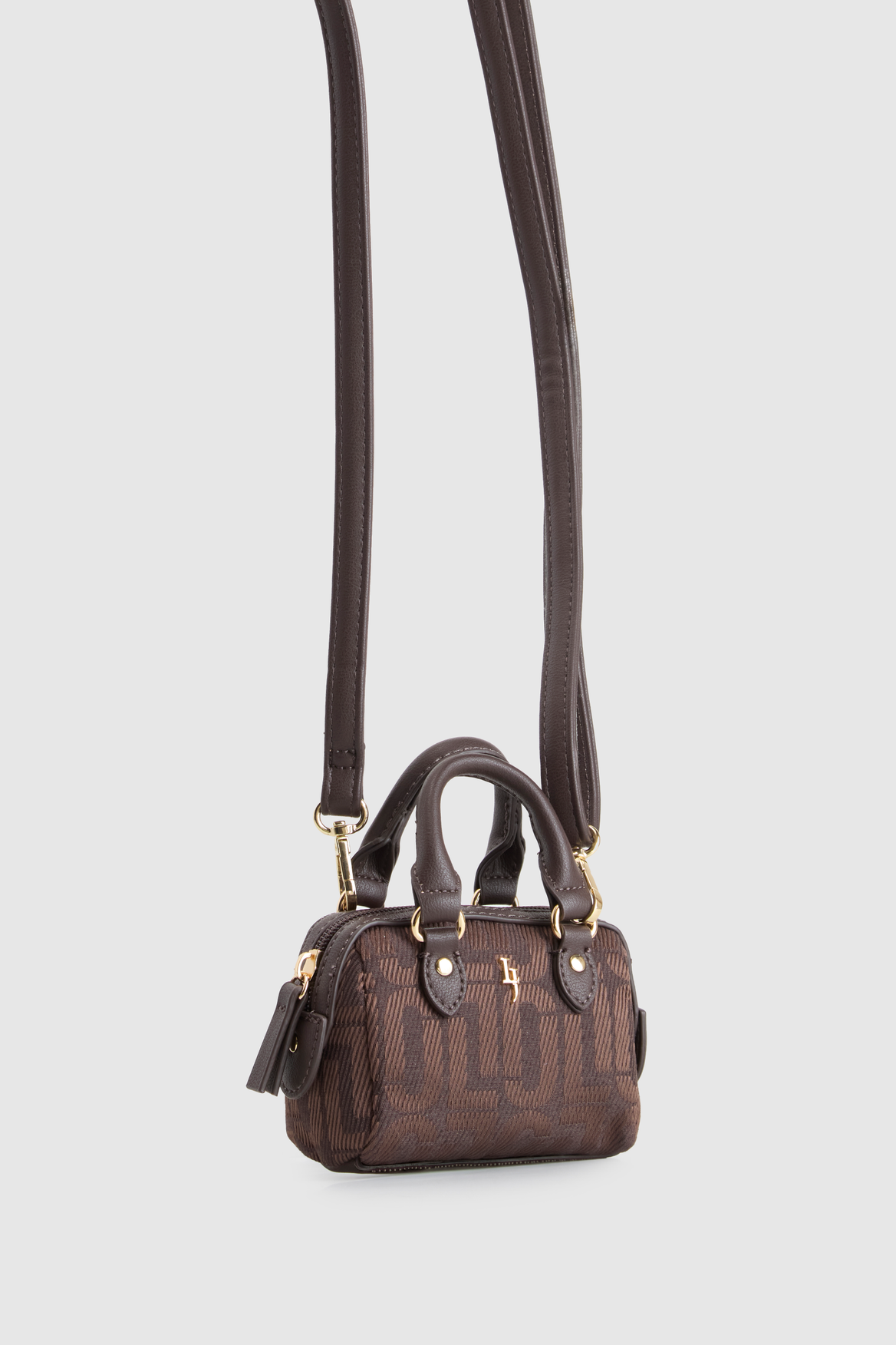 Jacquard Micro Crossbody Bag