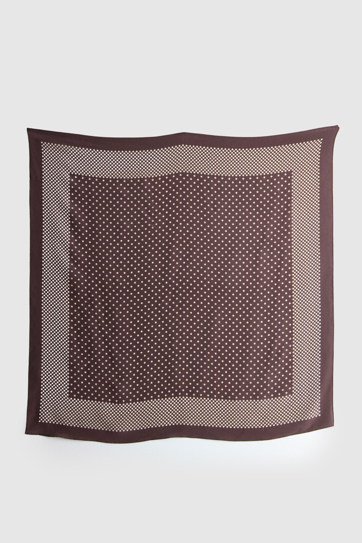 Silk Scarf Polka Dot Print
