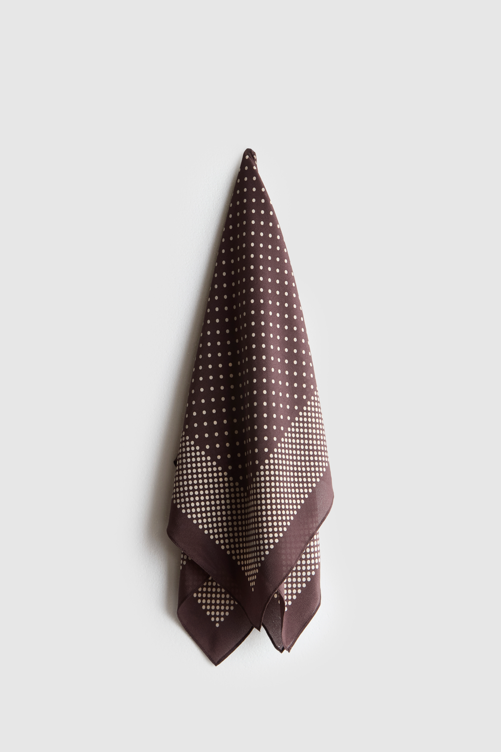 Silk Scarf Polka Dot Print