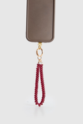 Beaded Wristlet Phone Charm