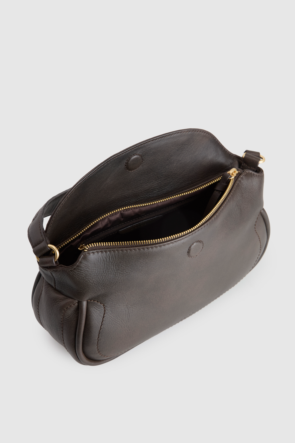 Narda Leather Shoulder Bag
