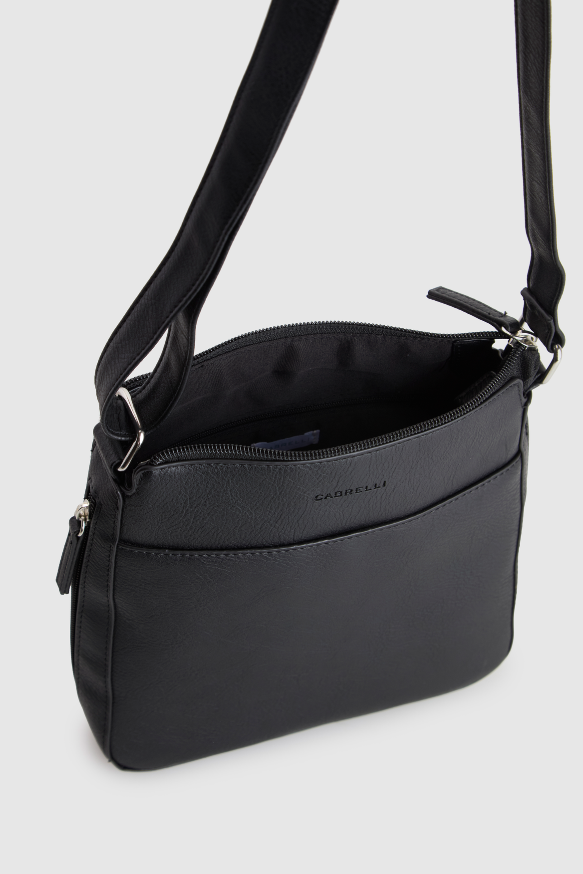 Zip Expandable Crossbody Bag