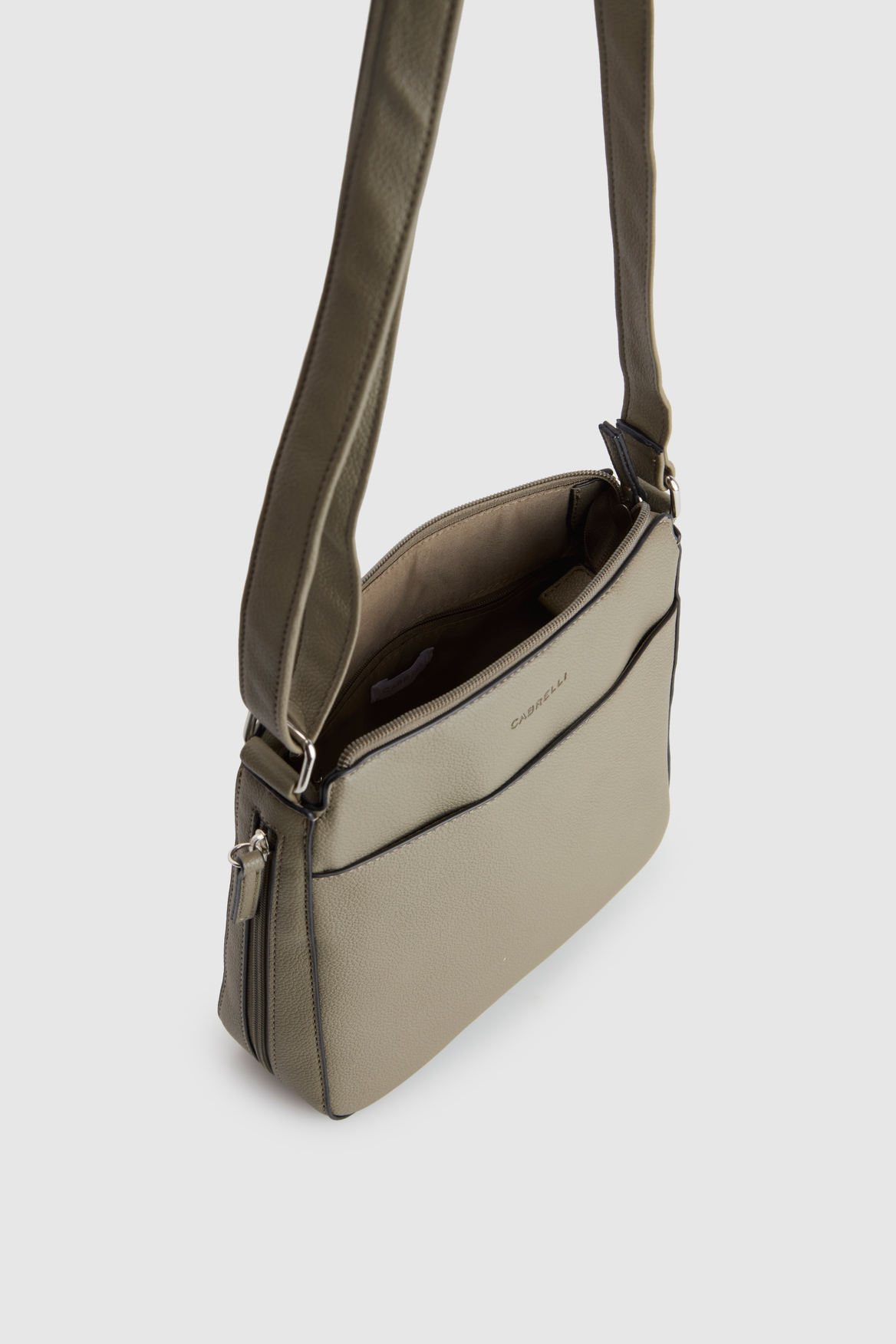 Zip Expandable Crossbody Bag