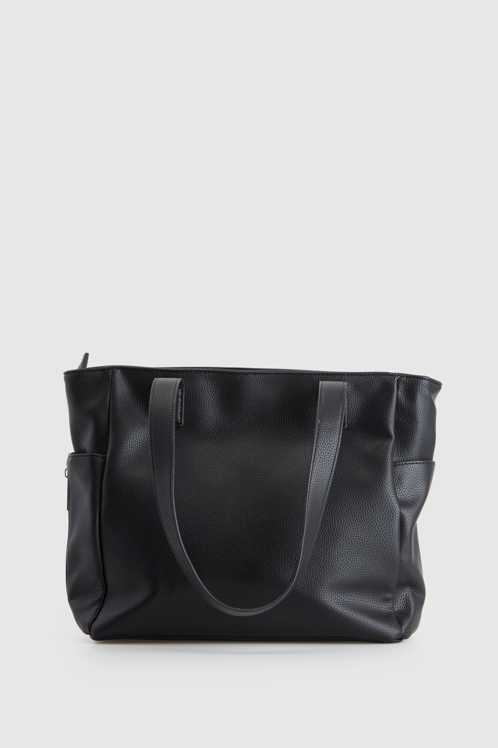 Double Zip Pocket Tote Bag