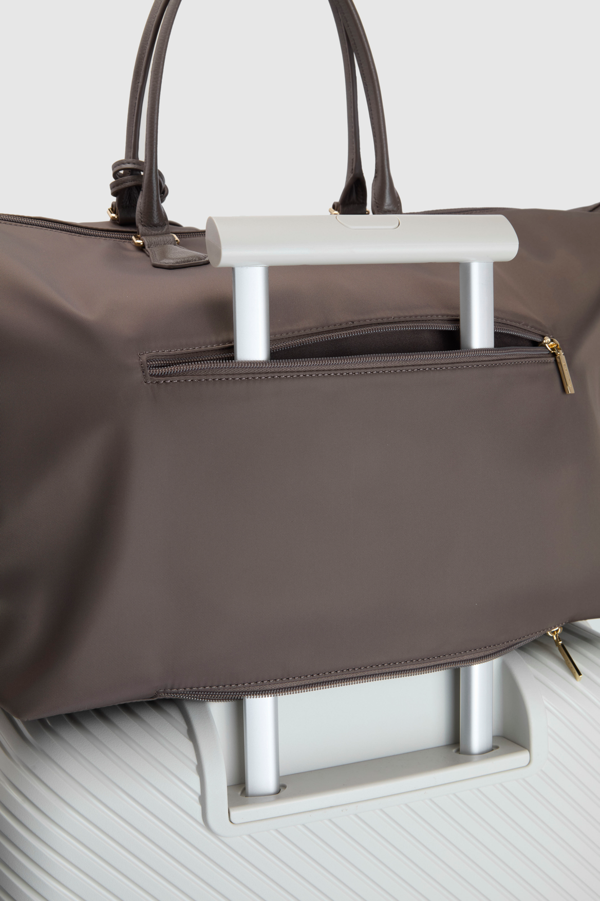 Noosa Leather Trim Travel Tote Bag