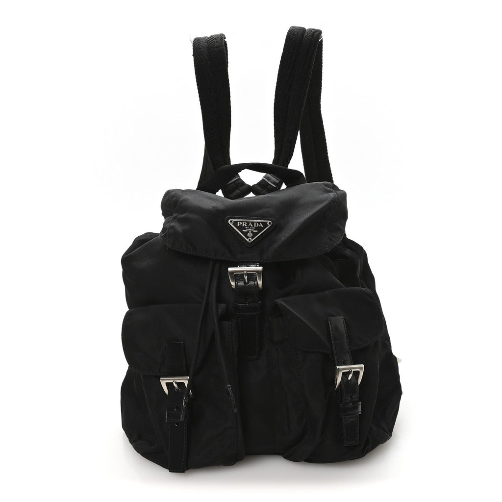 Tessuto Nylon Vela Small Backpack Black