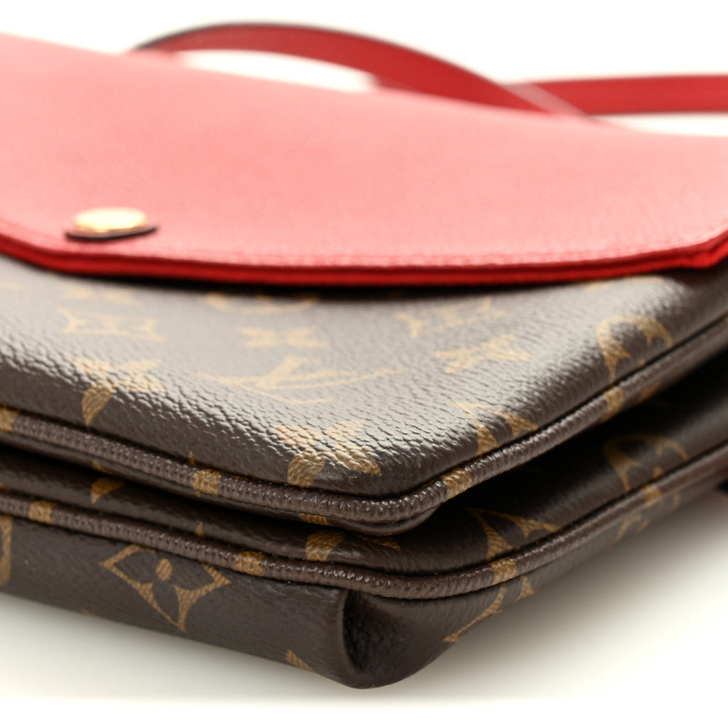 Monogram Twice Pochette Cherry